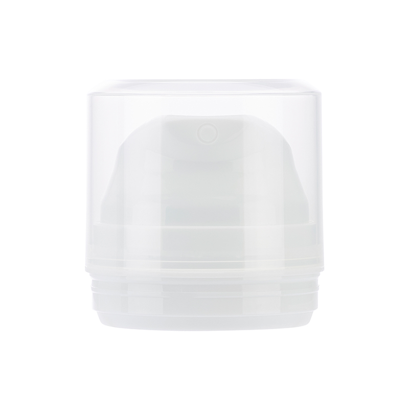 White Shadow Airless Pump w/ Clear PP Overcap