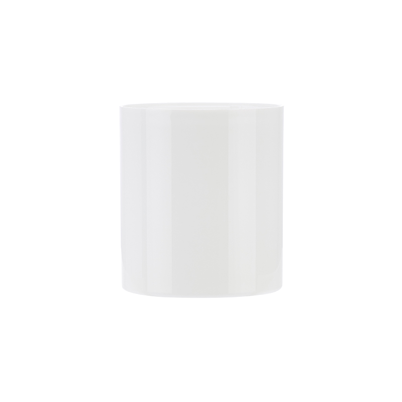 White PP Round Shadow Airless Bottle Assembly