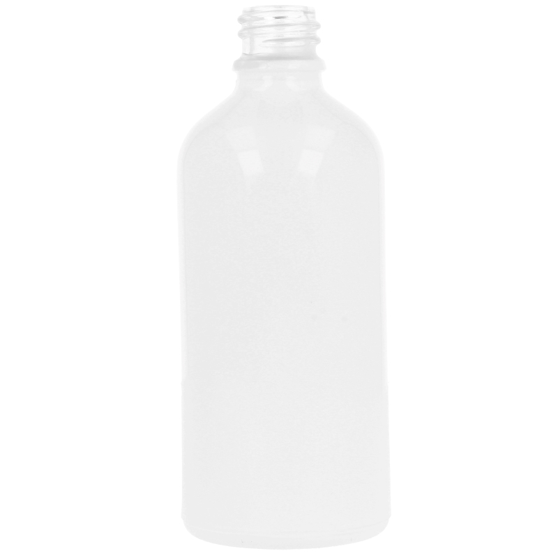 Gloss White Glass Round Skye Dropper Bottle, Sprayed
