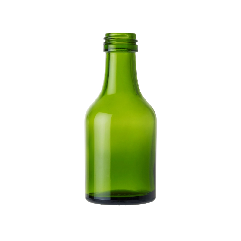 Green Glass Marie Laurence Bottle