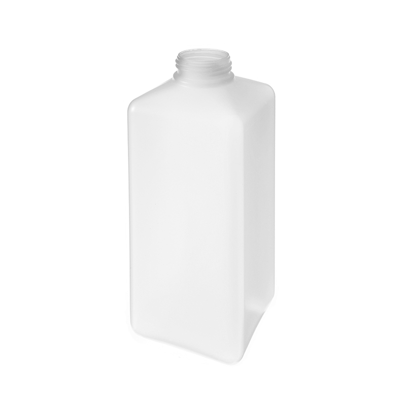 White HDPE Foamer Pump Square Extra Weight Bottle