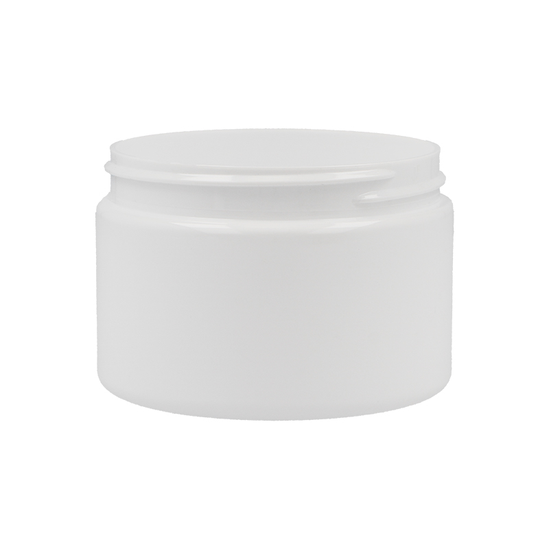 White PET Straight Sided Jar