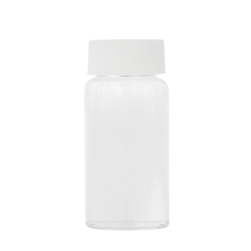 Clear Vial capped with Foil Lined PP Cap