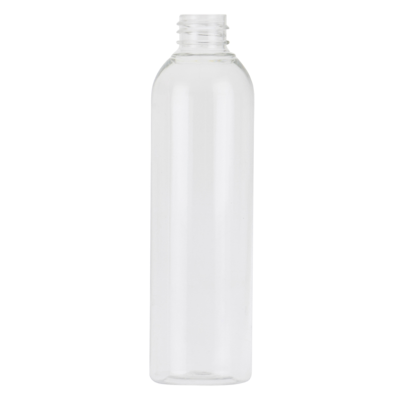 Clear PET Tall Boston Round Bottle (PCR30)