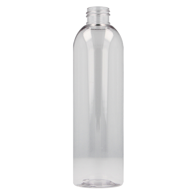 Clear PET Tall Boston Round Bottle (PCR30)