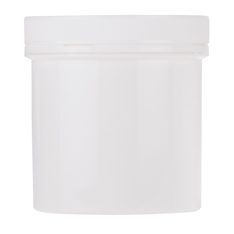 White PP Tamper Evident Screwcap Jar