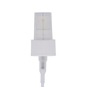 Ribbed White Atomiser Pump, White Insert