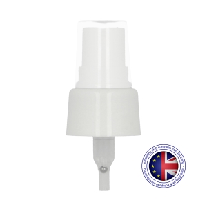 24/410 Smooth Wall White Atomiser Pump