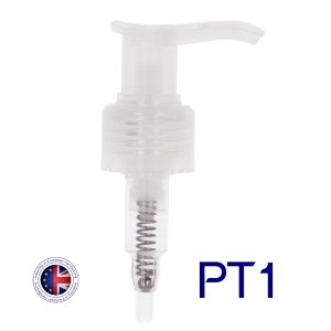 Smooth Wall Natural PT1 Lotion Pump Lock-Up