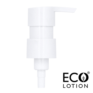 Smooth Wall White All Plastic Eco-Lotion pump