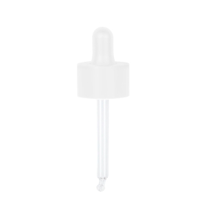 20/410 Smooth Wall Matt White 29 Double Wall Pipette Dropper