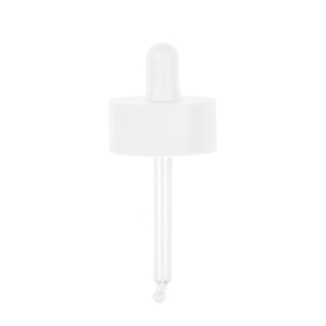 20/410 Smooth Wall Matt White 39 Double Wall Pipette Dropper