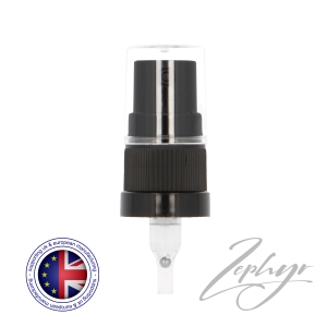 GL18 Stepped Black Zephyr Fine Mist Atomiser Pump