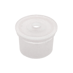 Natural LDPE Plain Single Hole Plug 3mm Orifice