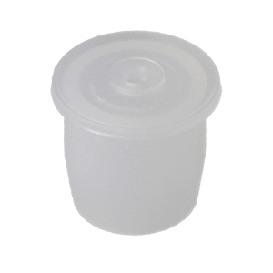 Natural LDPE Plain Single Hole Plug 1.5mm Orifice