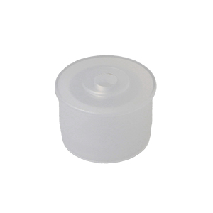 Natural LDPE Plain Single Hole Plug 3mm Orifice