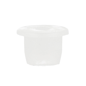Natural LDPE Plain Single Hole Plug Insert 6mm Orifice (for 24/410 glass neck)