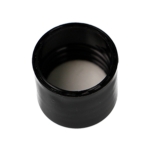 Smooth Wall Black PP Closure (Suitable for HDPE Bottles Only)