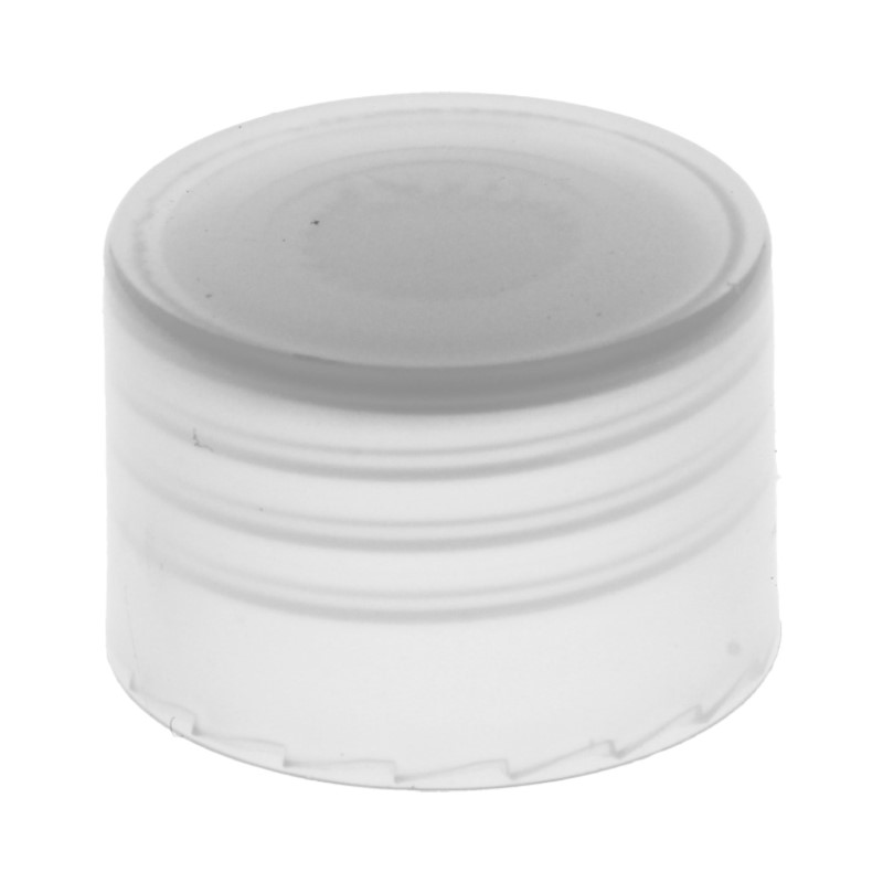 24/410 Smooth Wall Natural PP Screw Closure