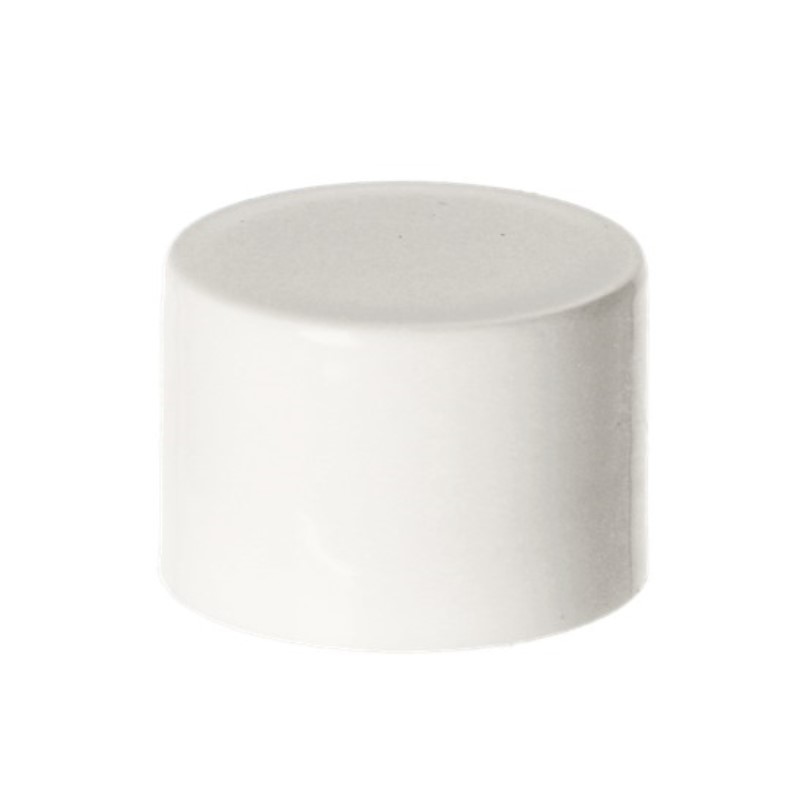 24/410 Smooth Wall White PP Screw Closure