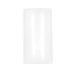 Smooth Wall White PP Overcap for selected GL18 finger sprays and treatment pumps (47mm height)