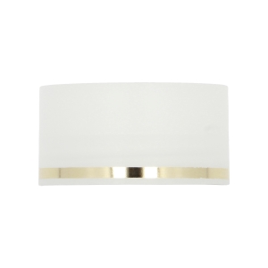 45mm Smooth Wall Natural PP Matt Deep Closure - 3mm Gold Band