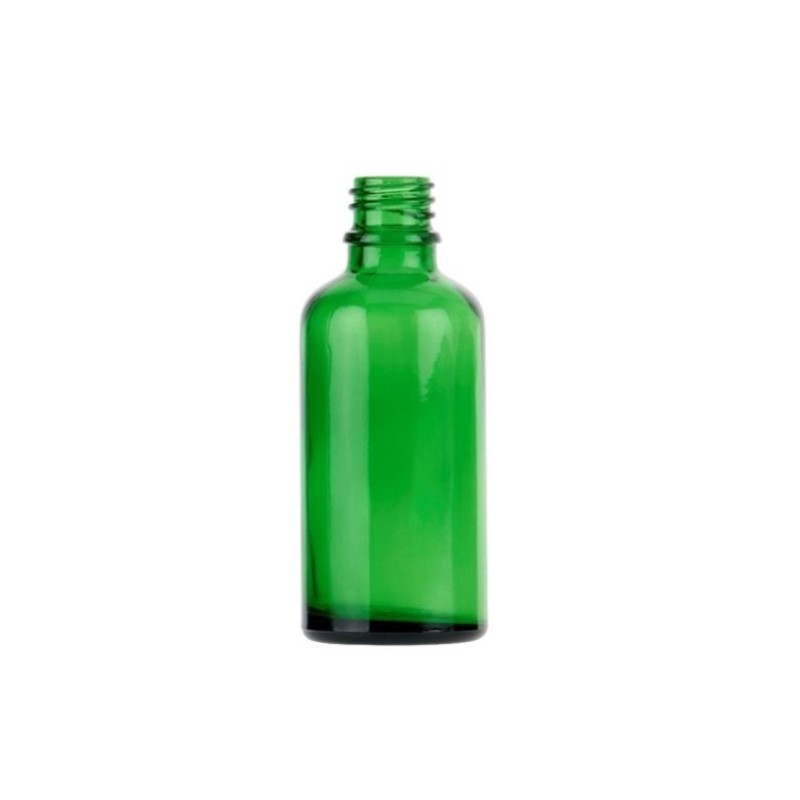 Green Glass Aura Dropper Bottle