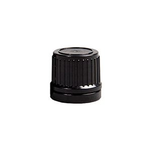 Ribbed Black HDPE Tamper Evident Closure