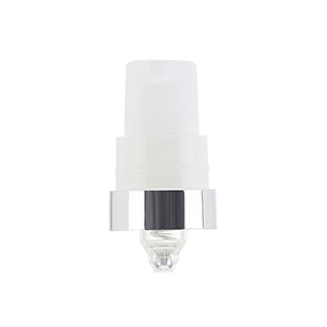 White Breeze Airless Pump w/ Clear PP Overcap