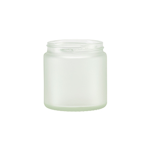 120ml Frosted Glass Ointment Jar Sprayed