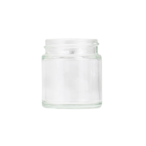 Clear Glass Ointment Jar