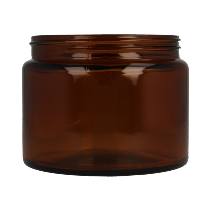 Amber Glass Ointment Jar