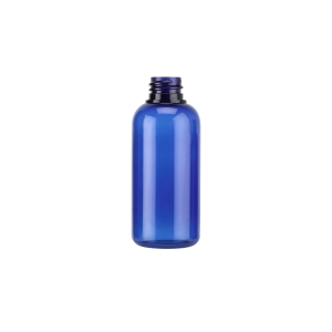 Blue PET Boston Round Bottle (PCR30)