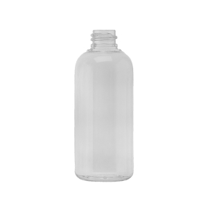 Clear PET Boston Round Bottle PCR30