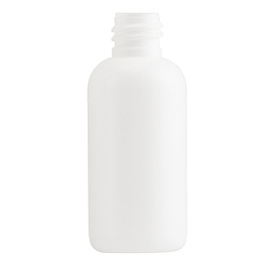White HDPE Boston Round Bottle (PCR30)