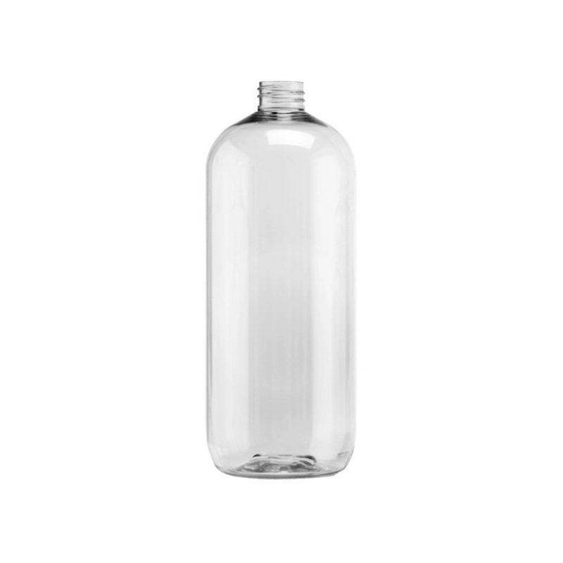 Clear PET Boston Round Bottle