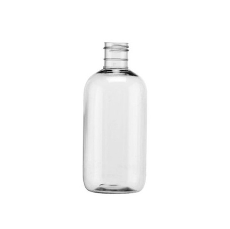 Clear PET Boston Round Bottle (PCR30)