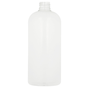 Clear PET Boston Round Bottle (PCR30)