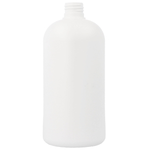 White HDPE Boston Round Bottle (PCR30)