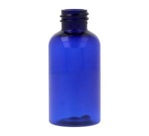 Blue PET Boston Round Bottle (PCR35)