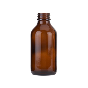 Amber Glass Winchester Bottle