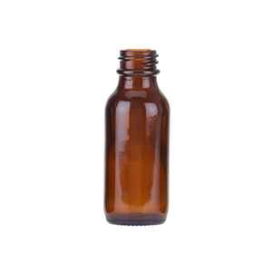 Amber Glass Winchester Bottle