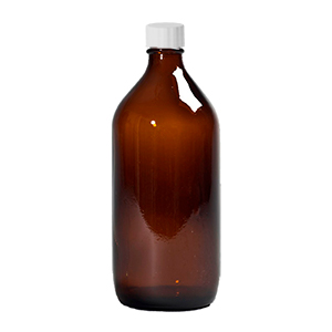 Amber Glass Winchester Bottle capped: PP Cap