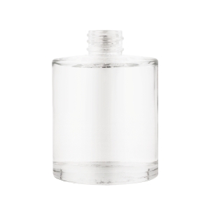 Clear Glass Cullen Cylindrical Bottle