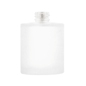 Frosted Glass Cullen Cylindrical Bottle