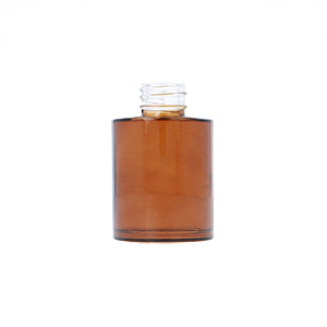 Amber Glass Cullen Heavy Weight Cylindrical Bottle