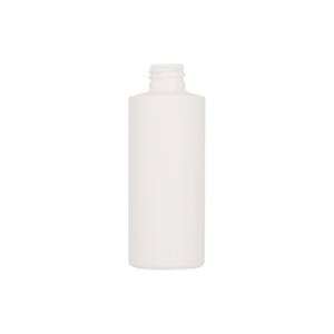 White HDPE Cylindrical Round Bottle (PCR30)