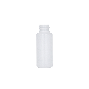 Natural HDPE Cylindrical Round Bottle
