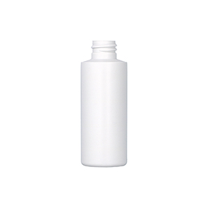 White HDPE Cylindrical Round Bottle (PCR30)