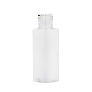 Clear PET Sharp Cylindrical Bottle